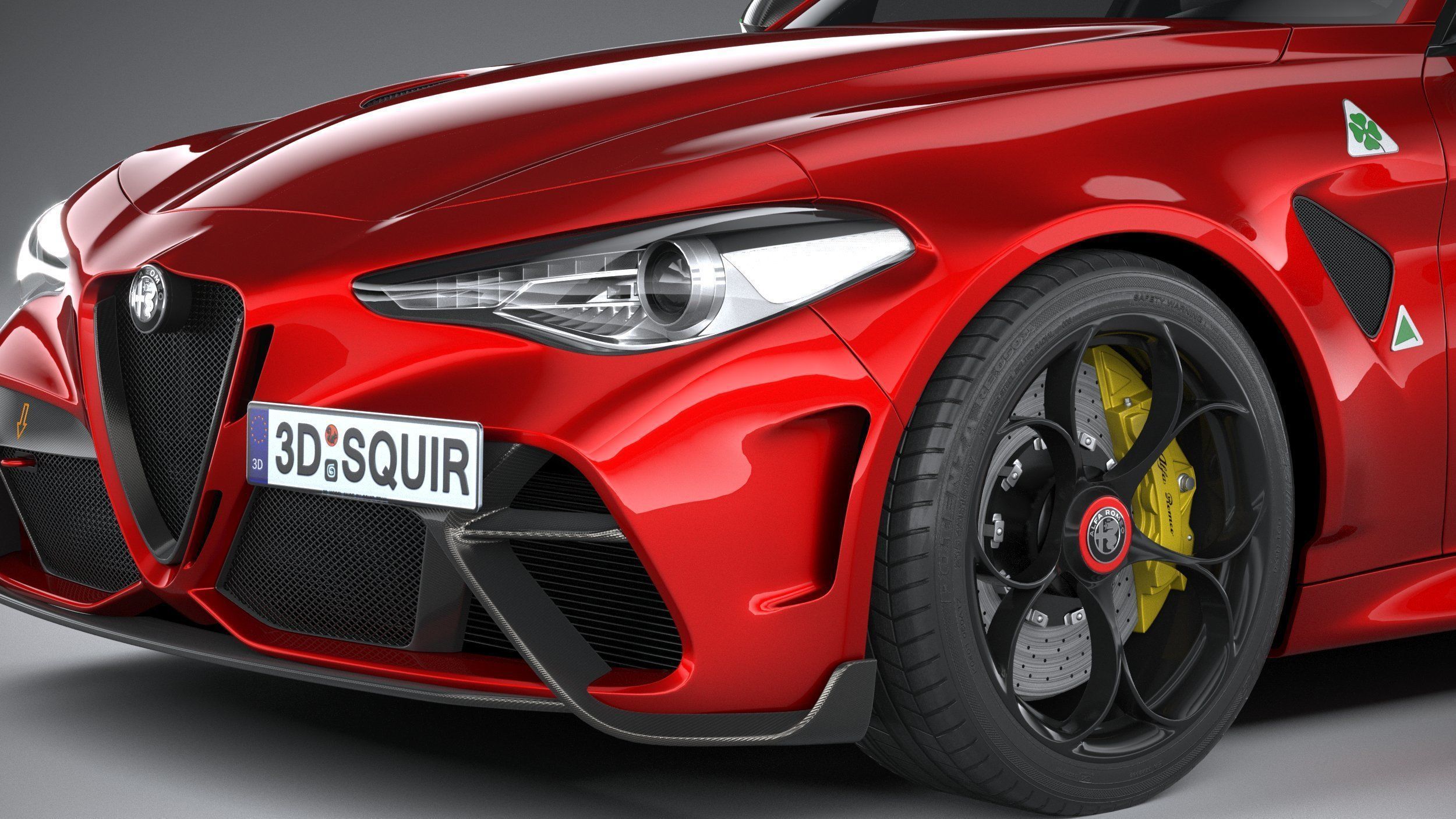 Alfa Romeo Giulia GTA 2021 3D model_3
