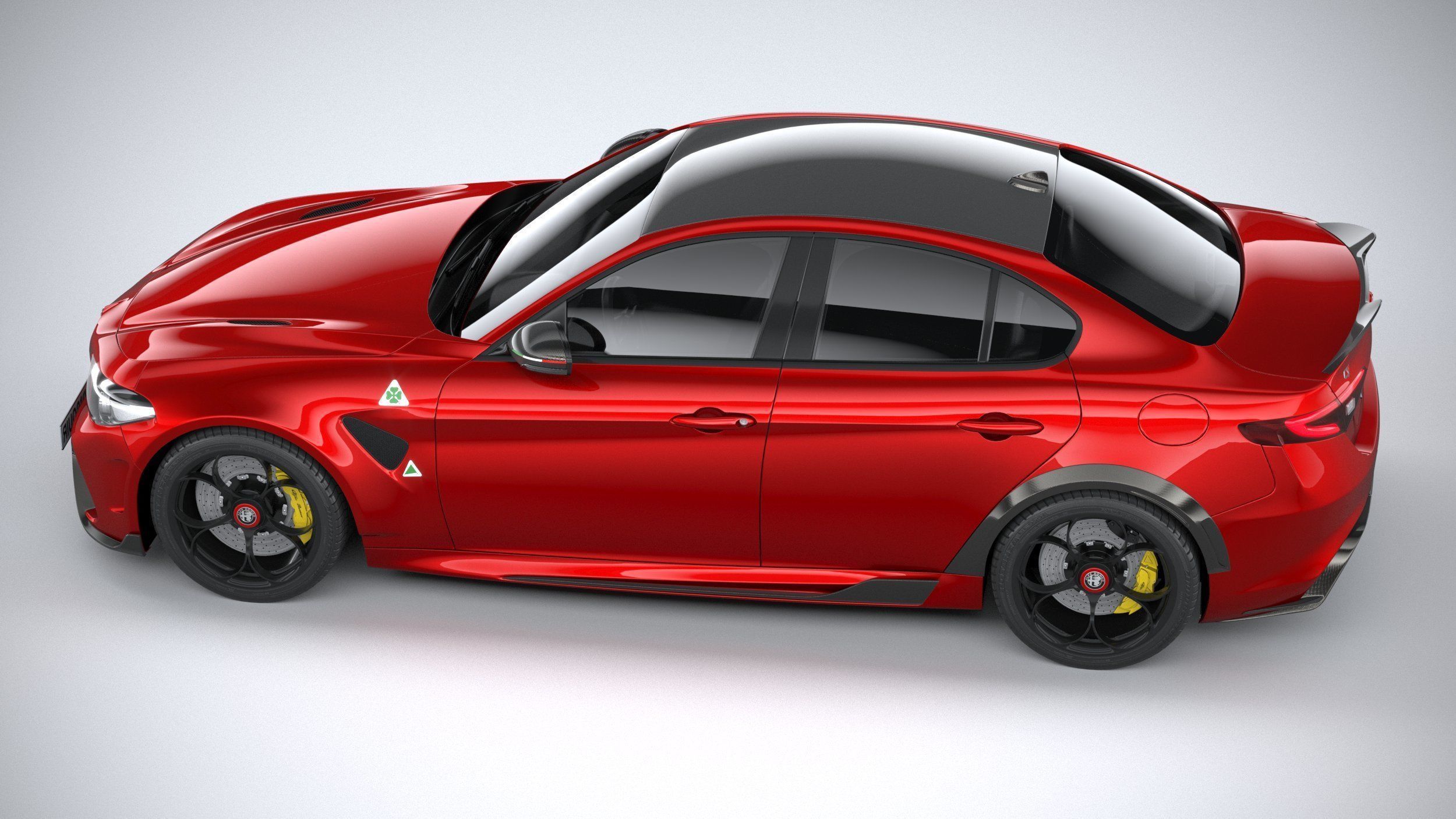 Alfa Romeo Giulia GTA 2021 3D model_9