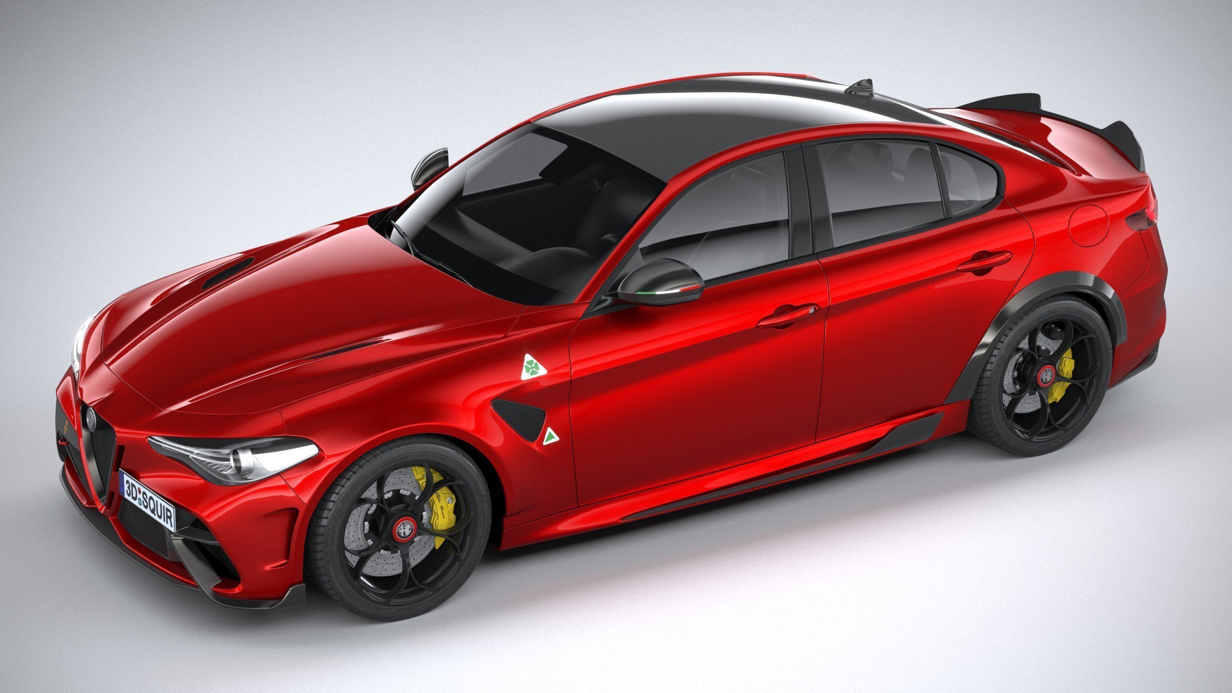Alfa Romeo Giulia GTA 2021 3D model_7