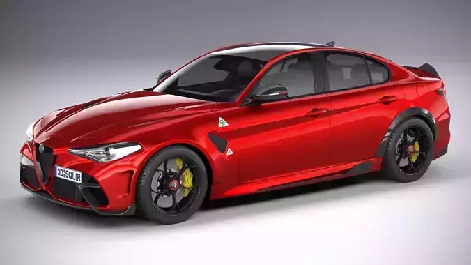 Alfa Romeo Giulia GTA 2021 3D model