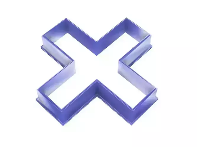 0004 Greek cross cookie cutter Easter