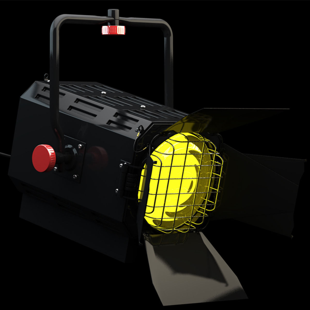 Studio Light Gobo filter 3D model_3