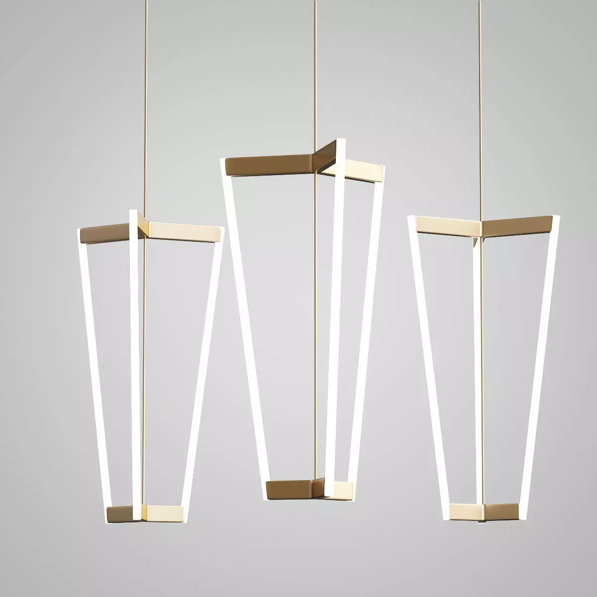 Tube Chandelier By Michael Anastassiades 3D model_0