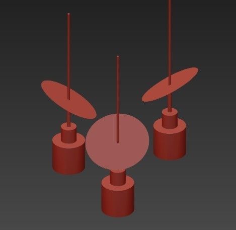 Jacksons Three Ceiling Lamps 3D model_4