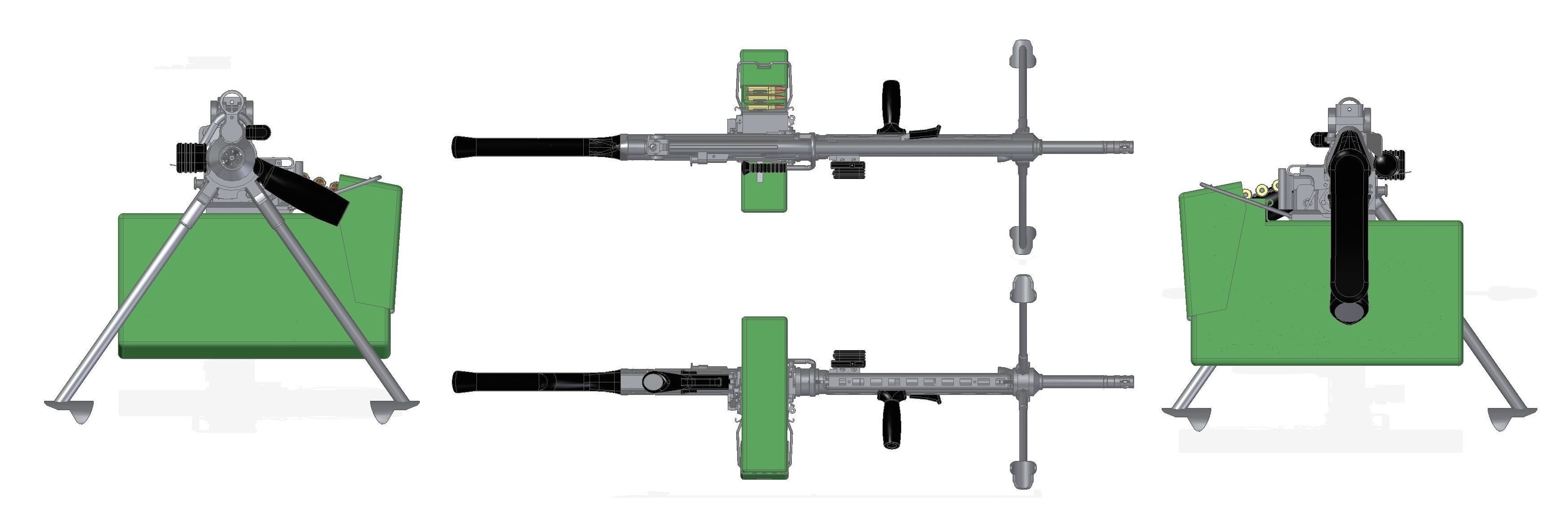 HK21E machine gun 3D model_21