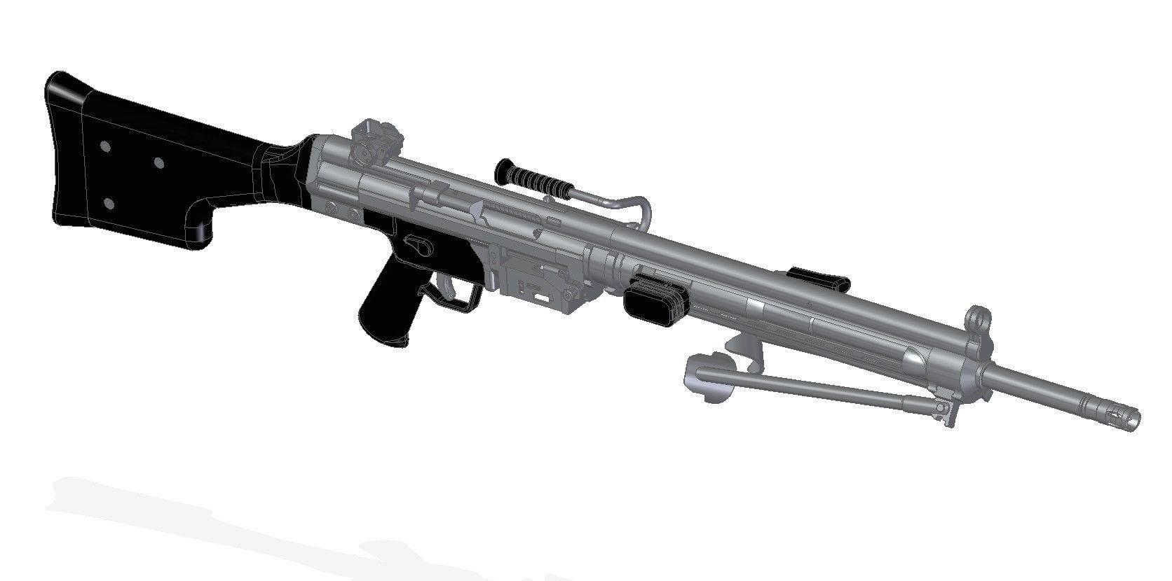 HK21E machine gun 3D model_12