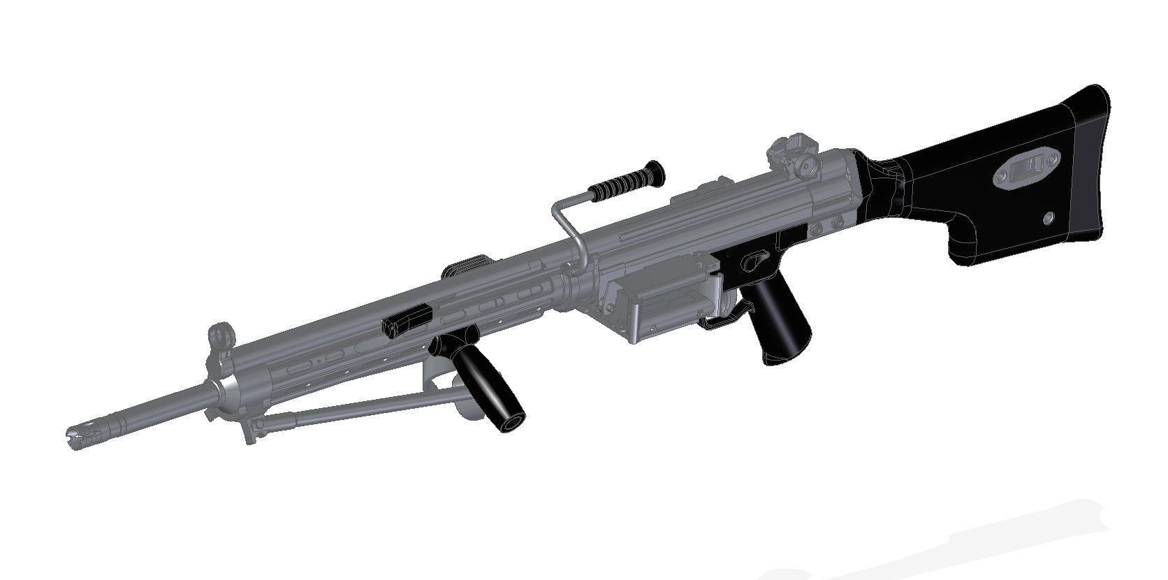 HK21E machine gun 3D model_11