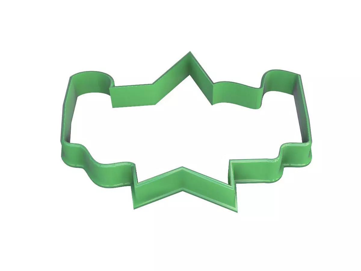 0005 Ribbon with a star cookie cutter 3D print model_0