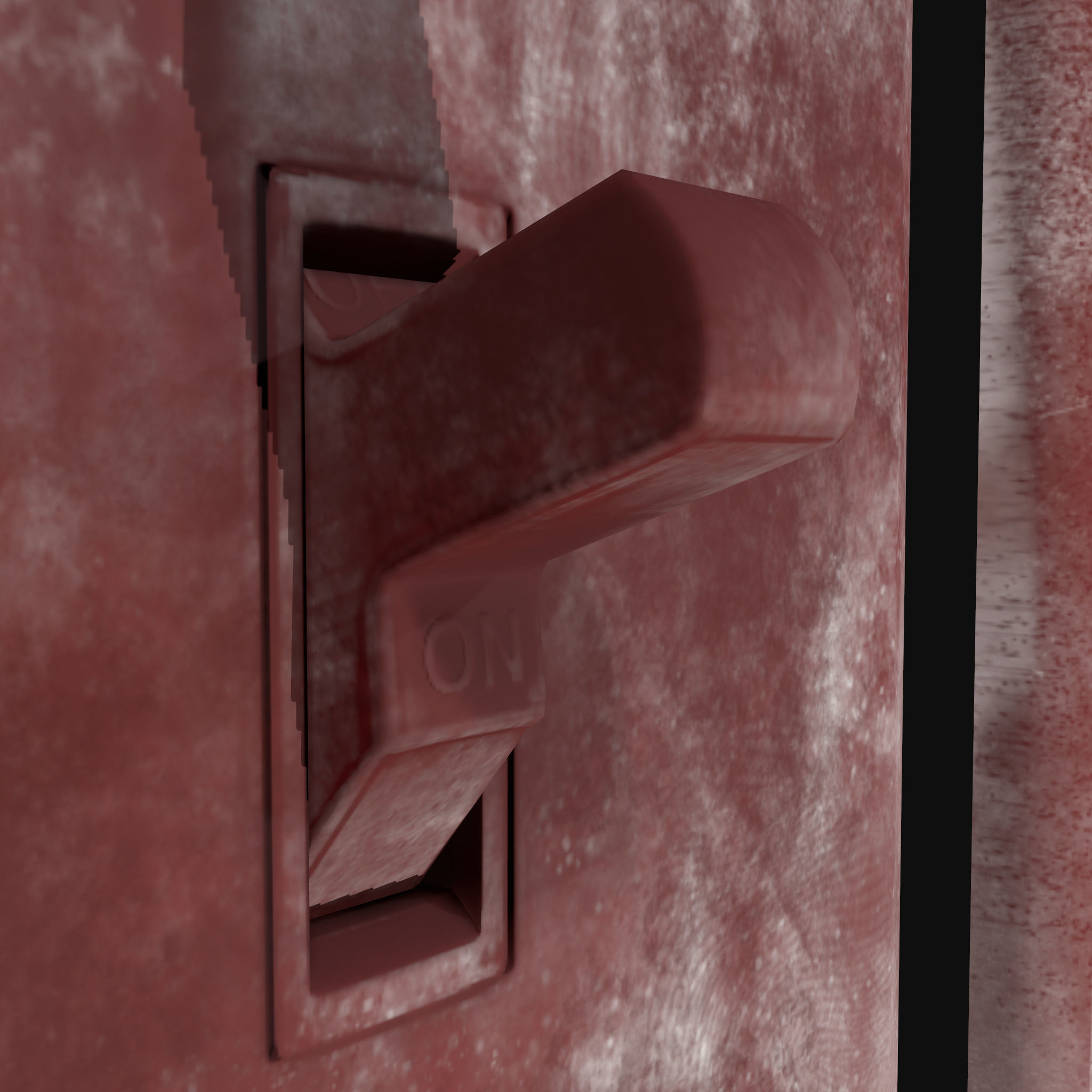 Single - Dual Light Switch - PBR Game Ready Low-poly 3D model_16
