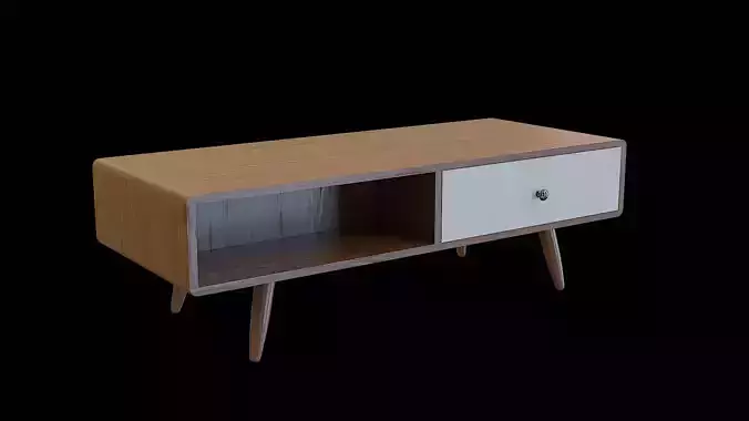 Transmit Coffee Table 02 Low-poly 3D model