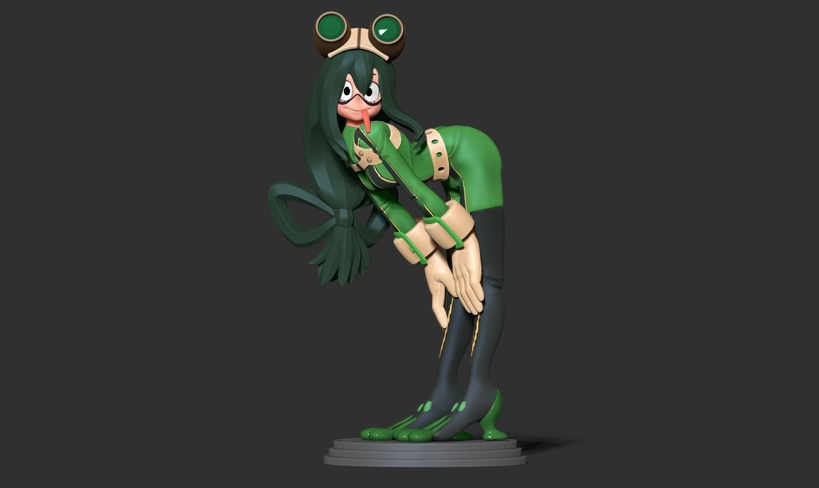 Tsuyu Asui 3D print model_10