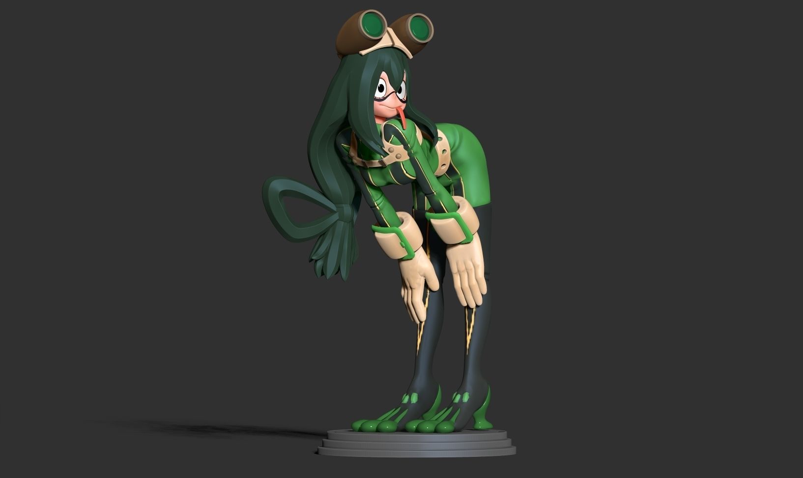 Tsuyu Asui 3D print model_13