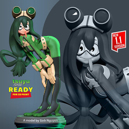 Tsuyu Asui 3D print model