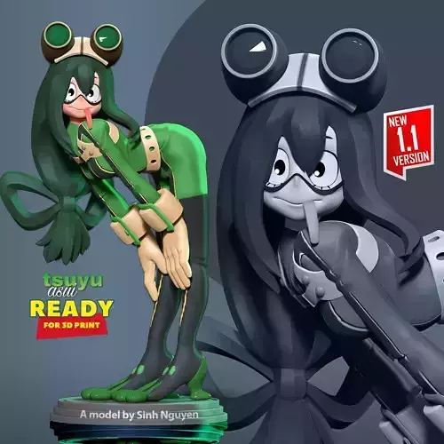 Tsuyu Asui 3D print model