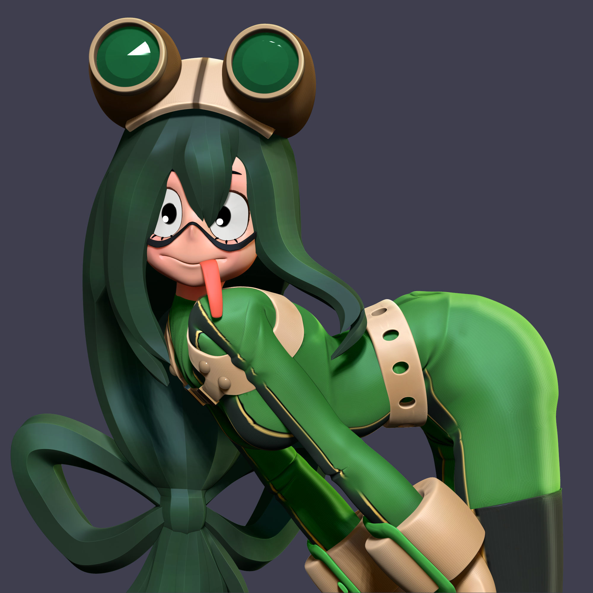 Tsuyu Asui 3D print model_5