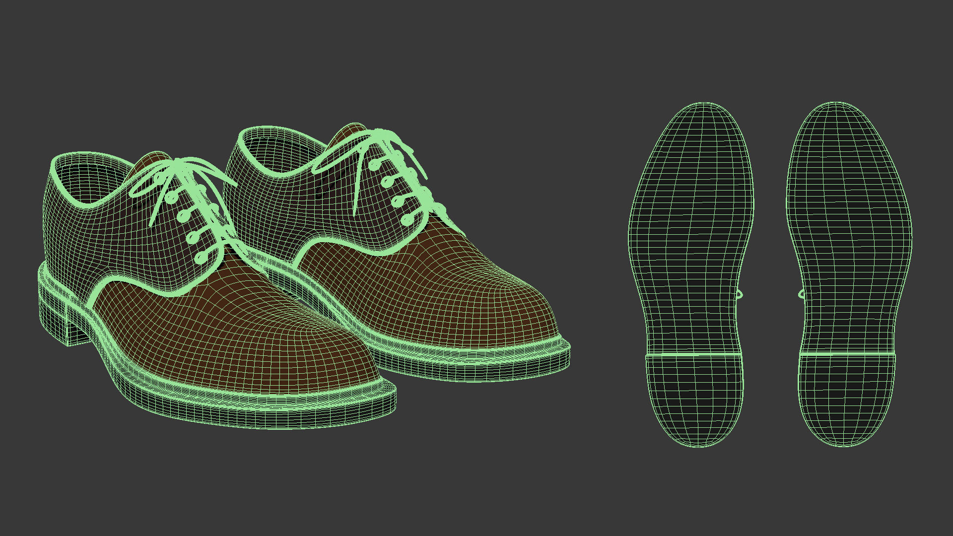 3d Model Of Formal Shoe 3D model_5