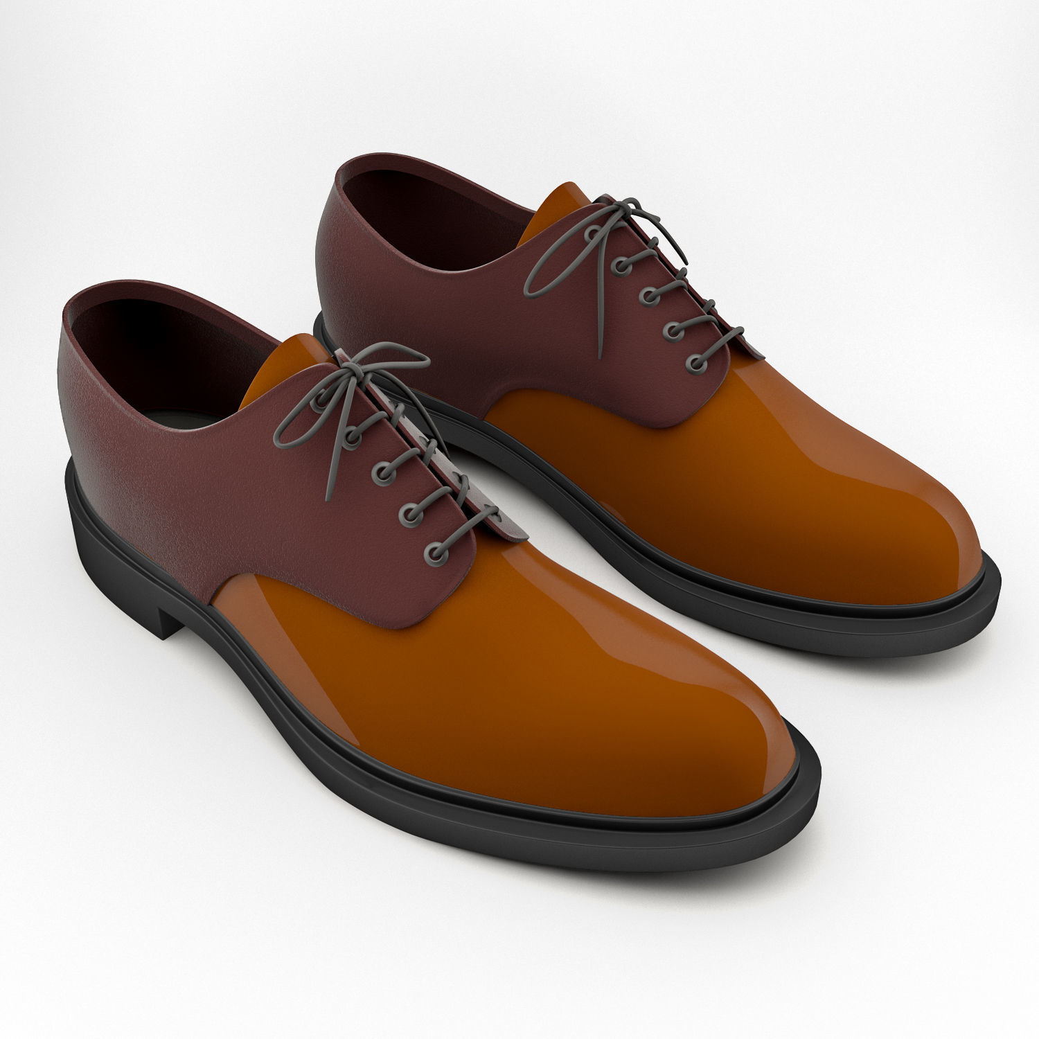 3d Model Of Formal Shoe 3D model_3