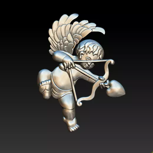 Angel Baby Pendant 3D print model