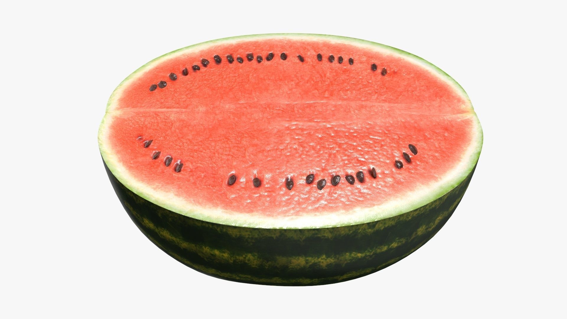 Half of a watermelon 3D model_1