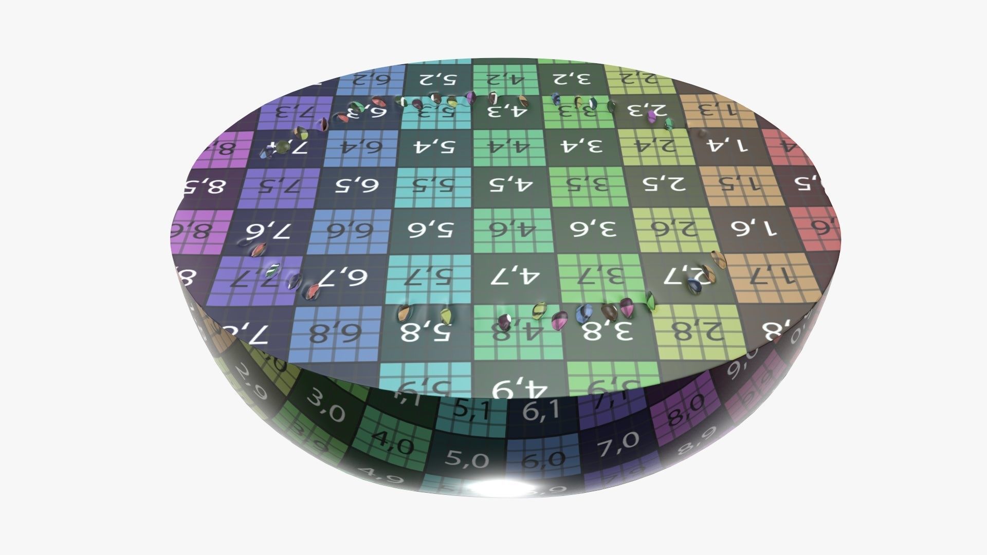 Half of a watermelon 3D model_11