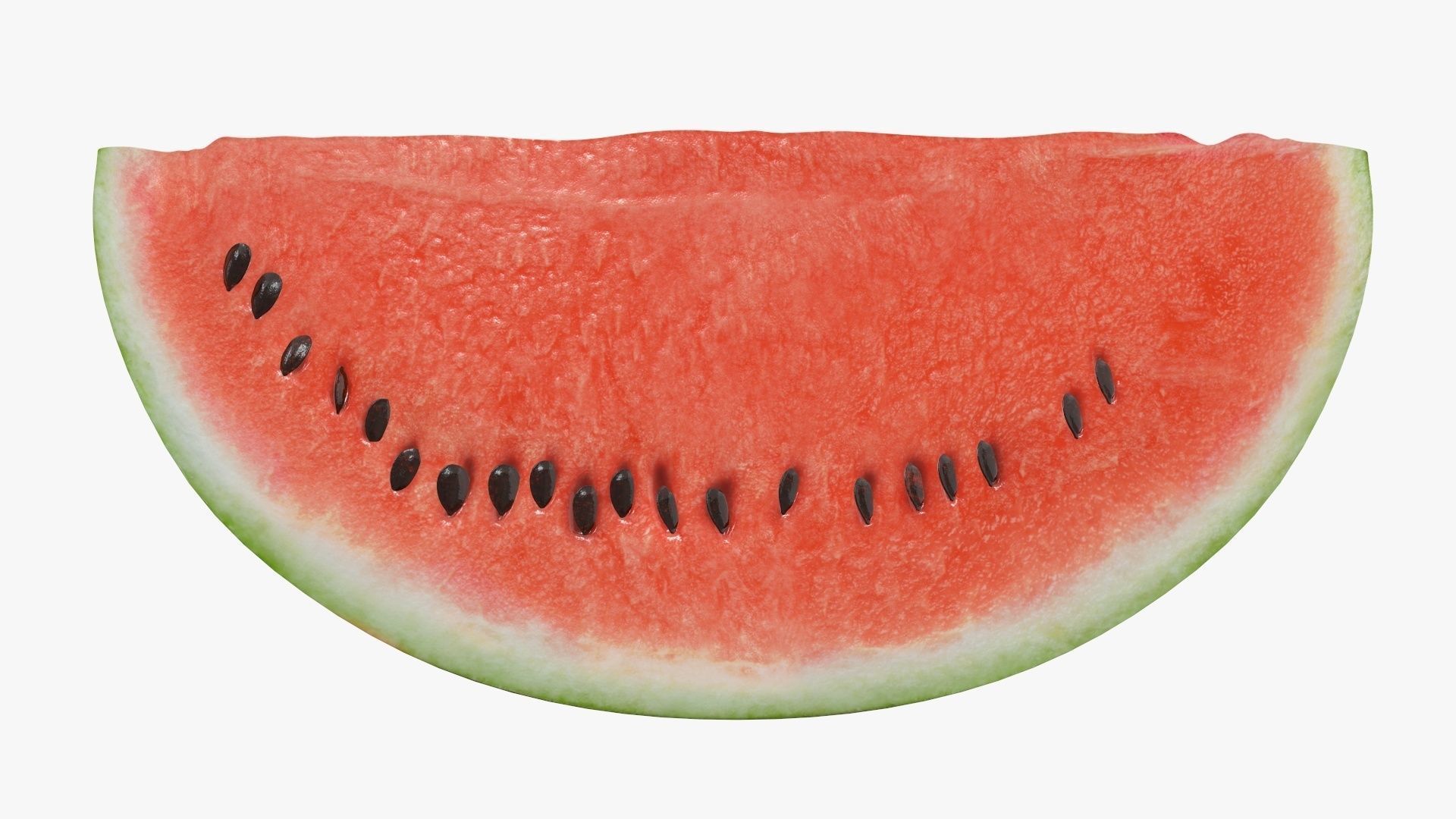 Slice of watermelon 3D model_1