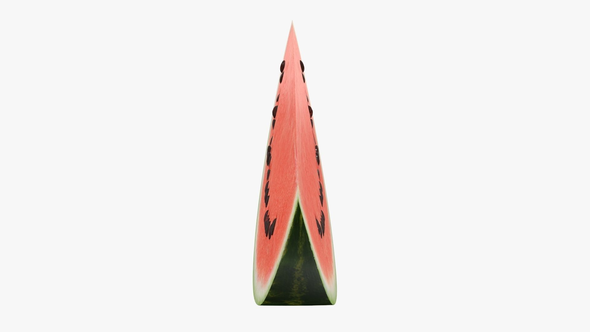 Slice of watermelon 3D model_3