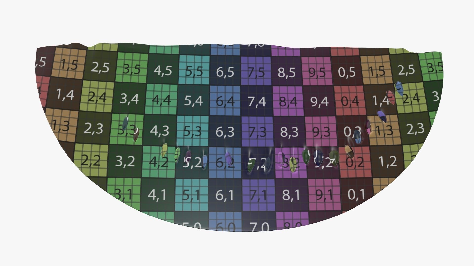 Slice of watermelon 3D model_12