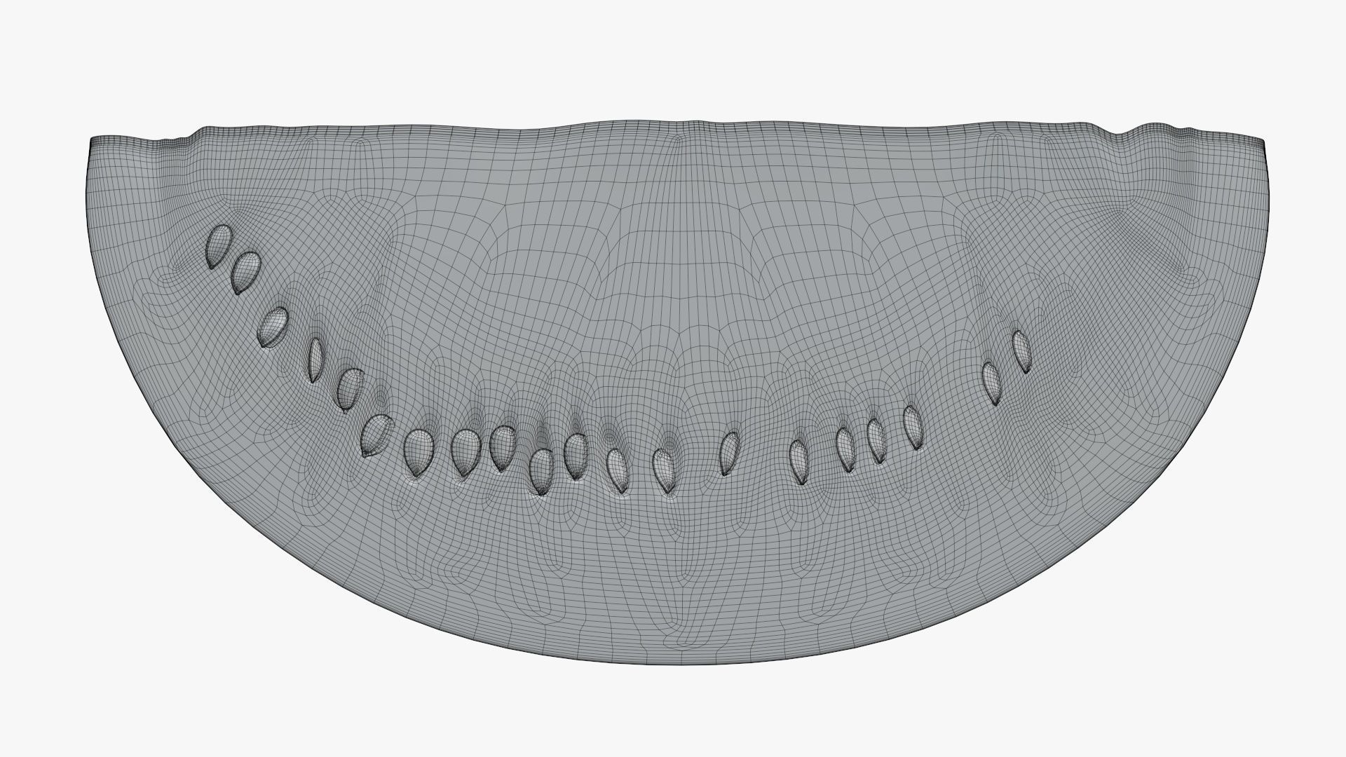 Slice of watermelon 3D model_6