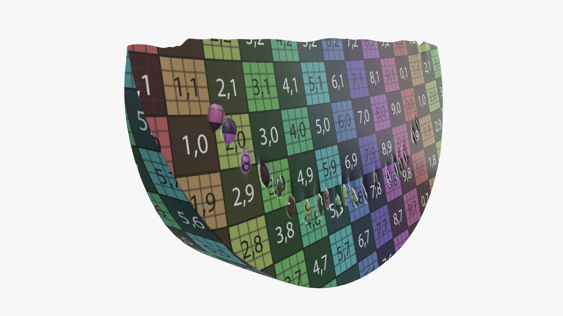 Slice of watermelon 3D model_10