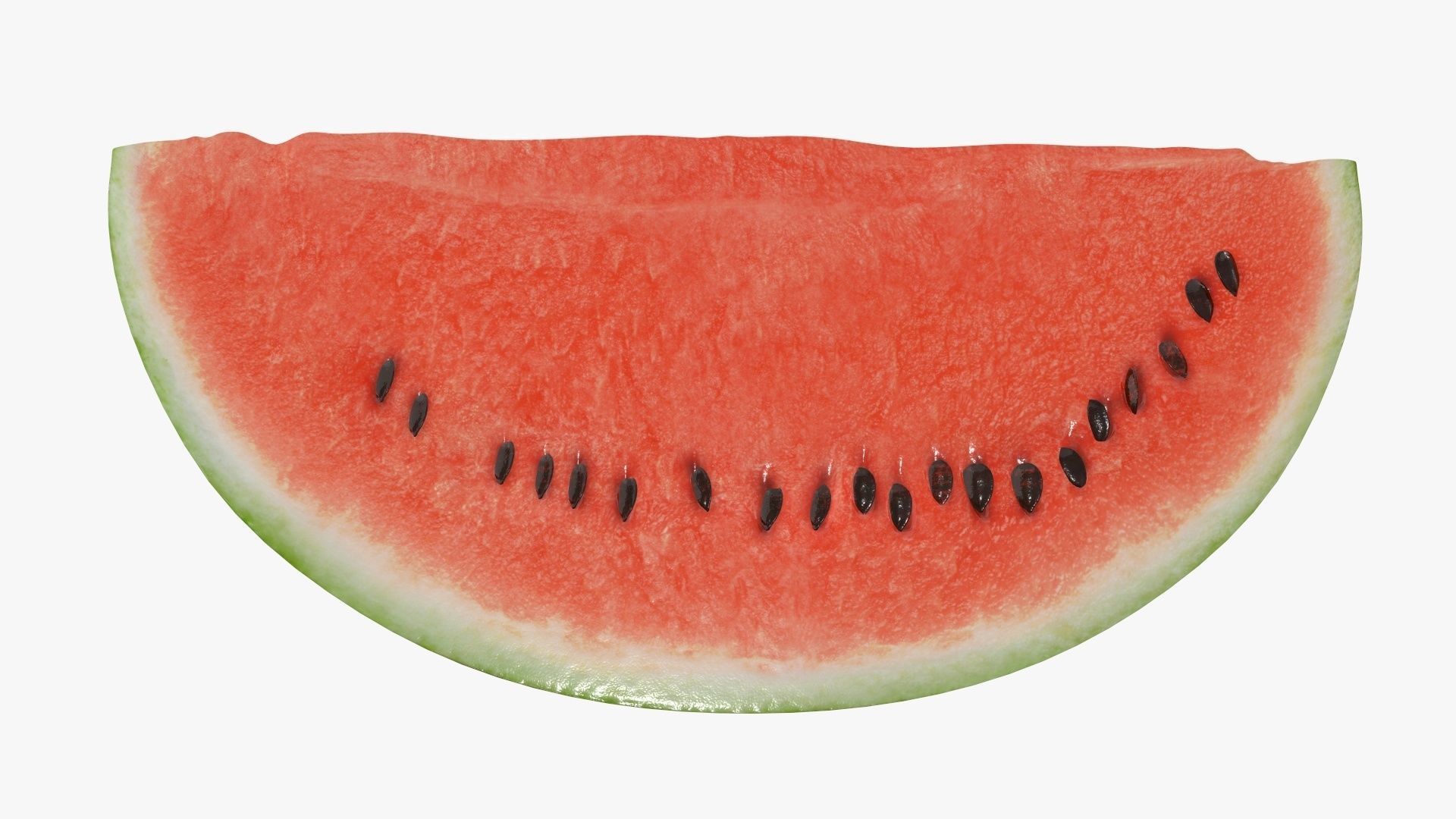 Slice of watermelon 3D model_2
