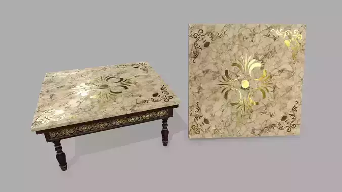 Table marble tile