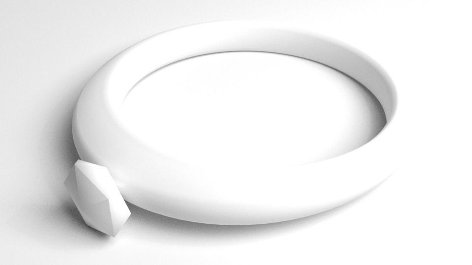 Ring Silver 2 3D model_4