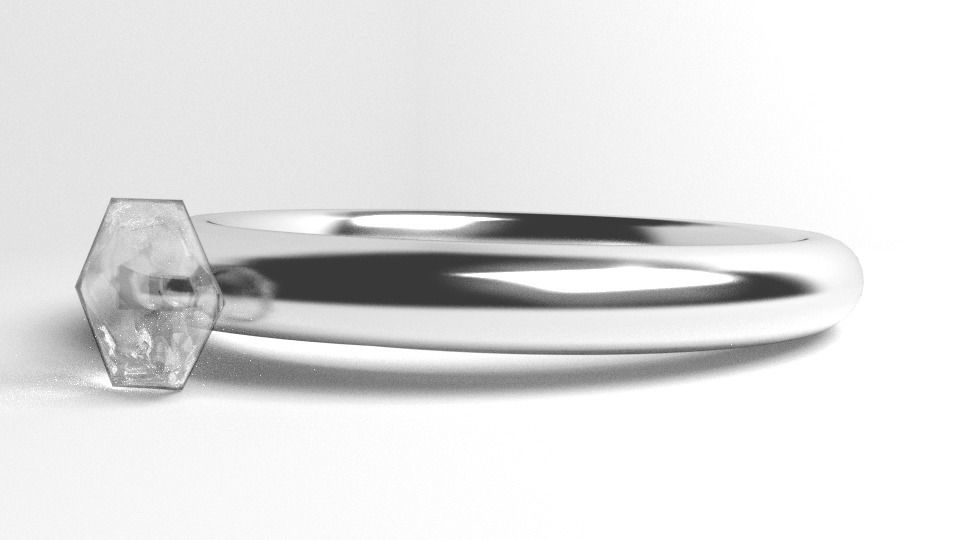 Ring Silver 2 3D model_3