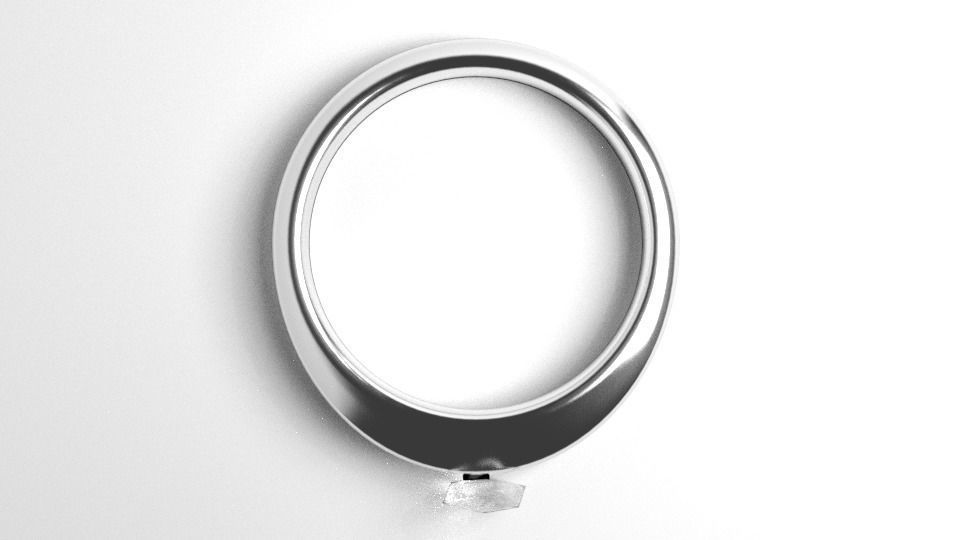 Ring Silver 2 3D model_2