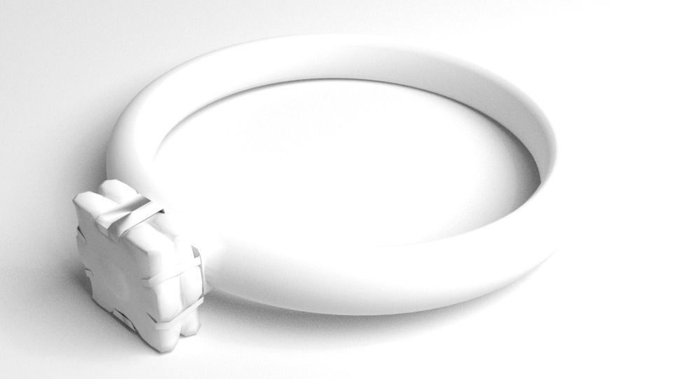 Ring Silver 3 3D model_4