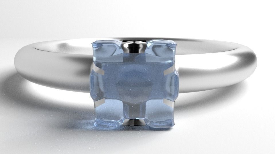 Ring Silver 3 3D model_1