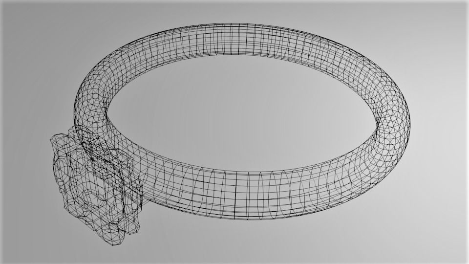 Ring Silver 3 3D model_5