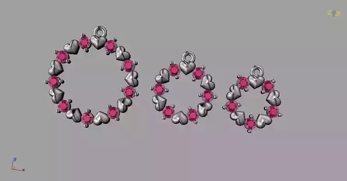 Heart Diamond Pendant