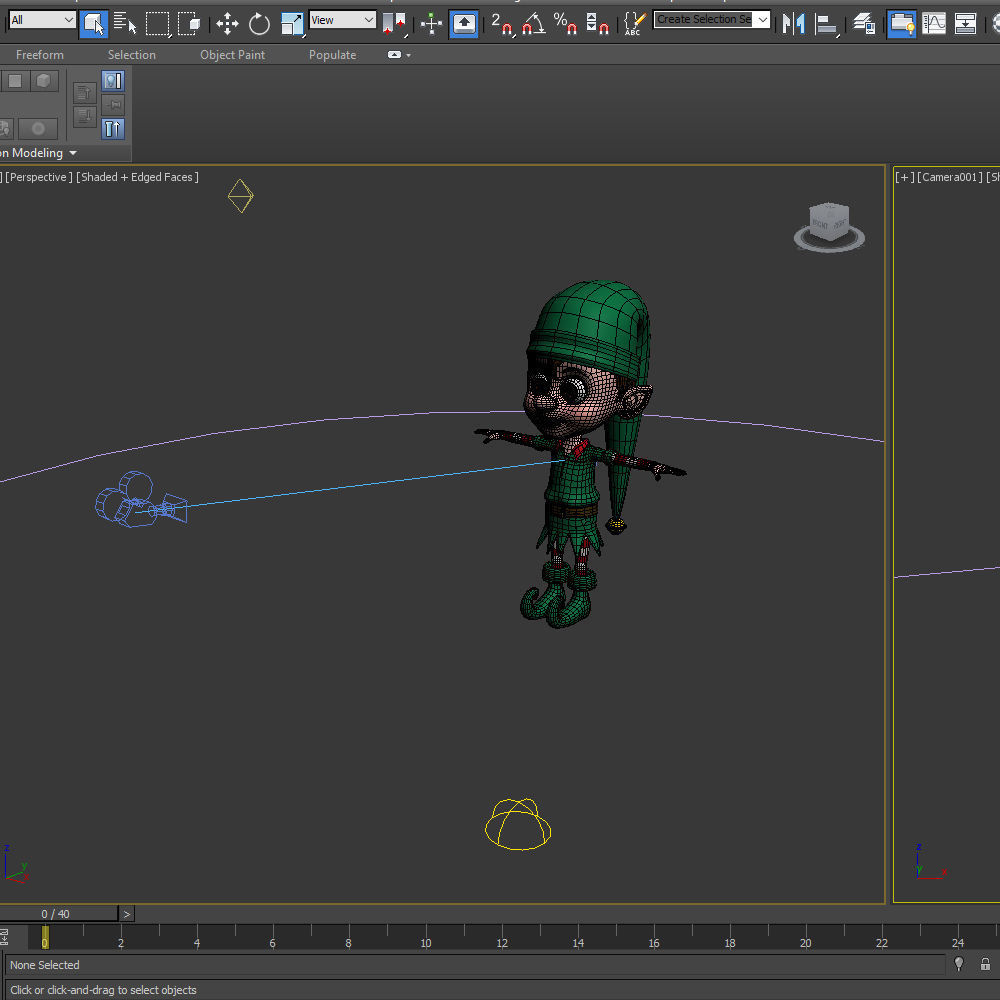 Christmas elf 3D model_12