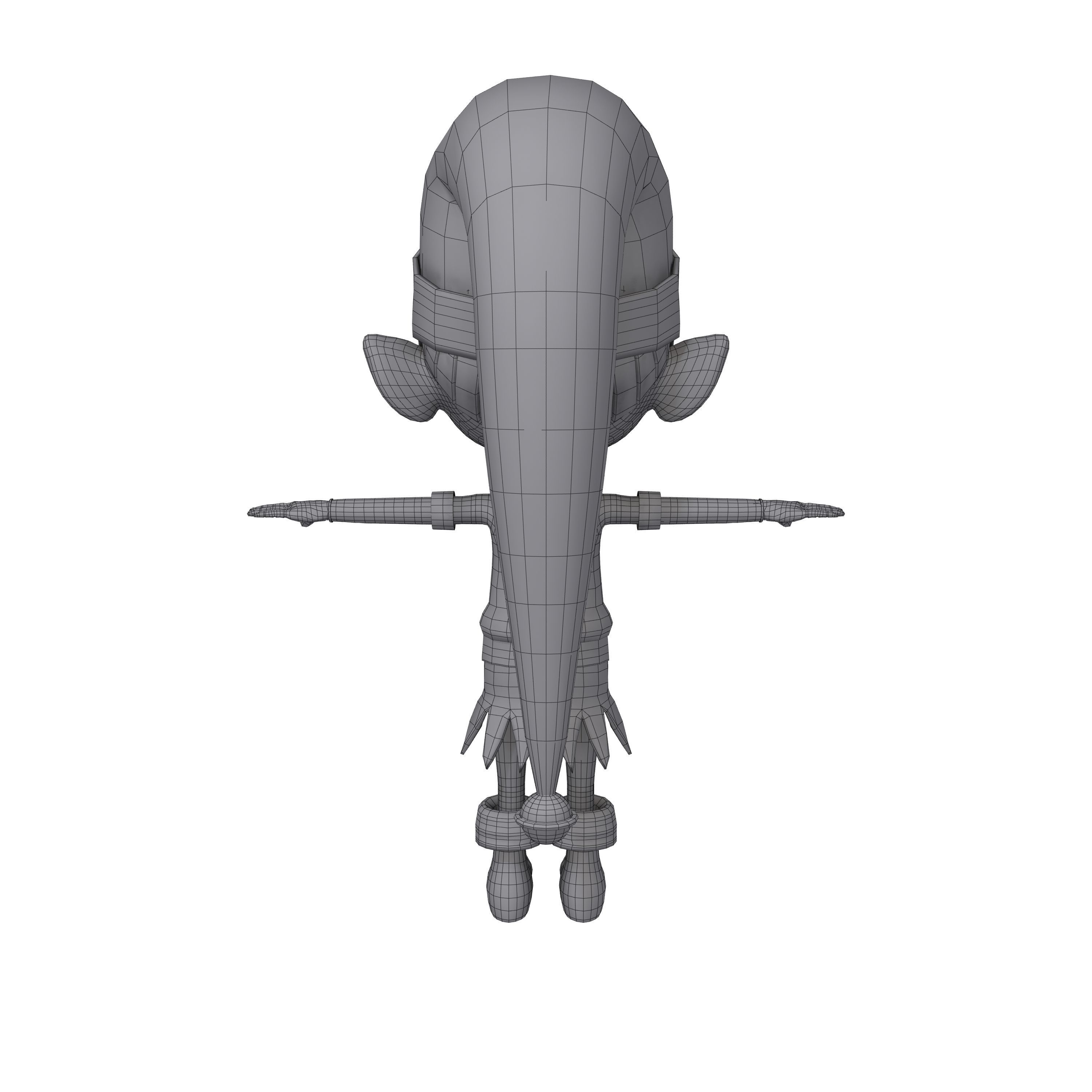 Christmas elf 3D model_6