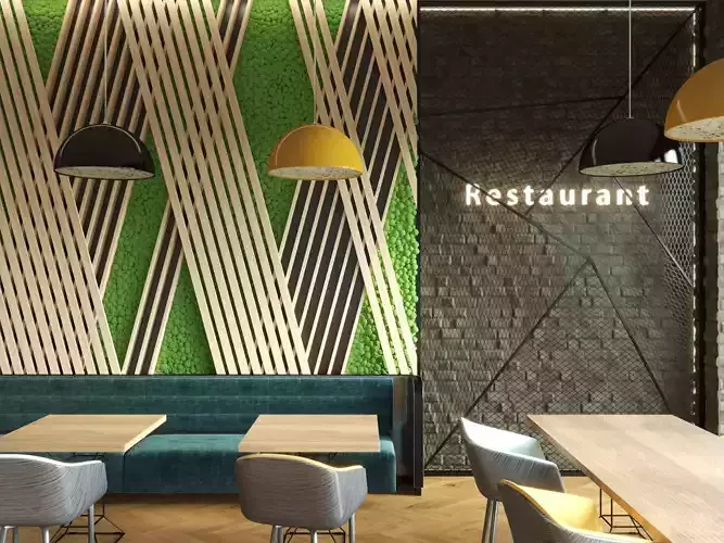 Modern Restaurant Scene