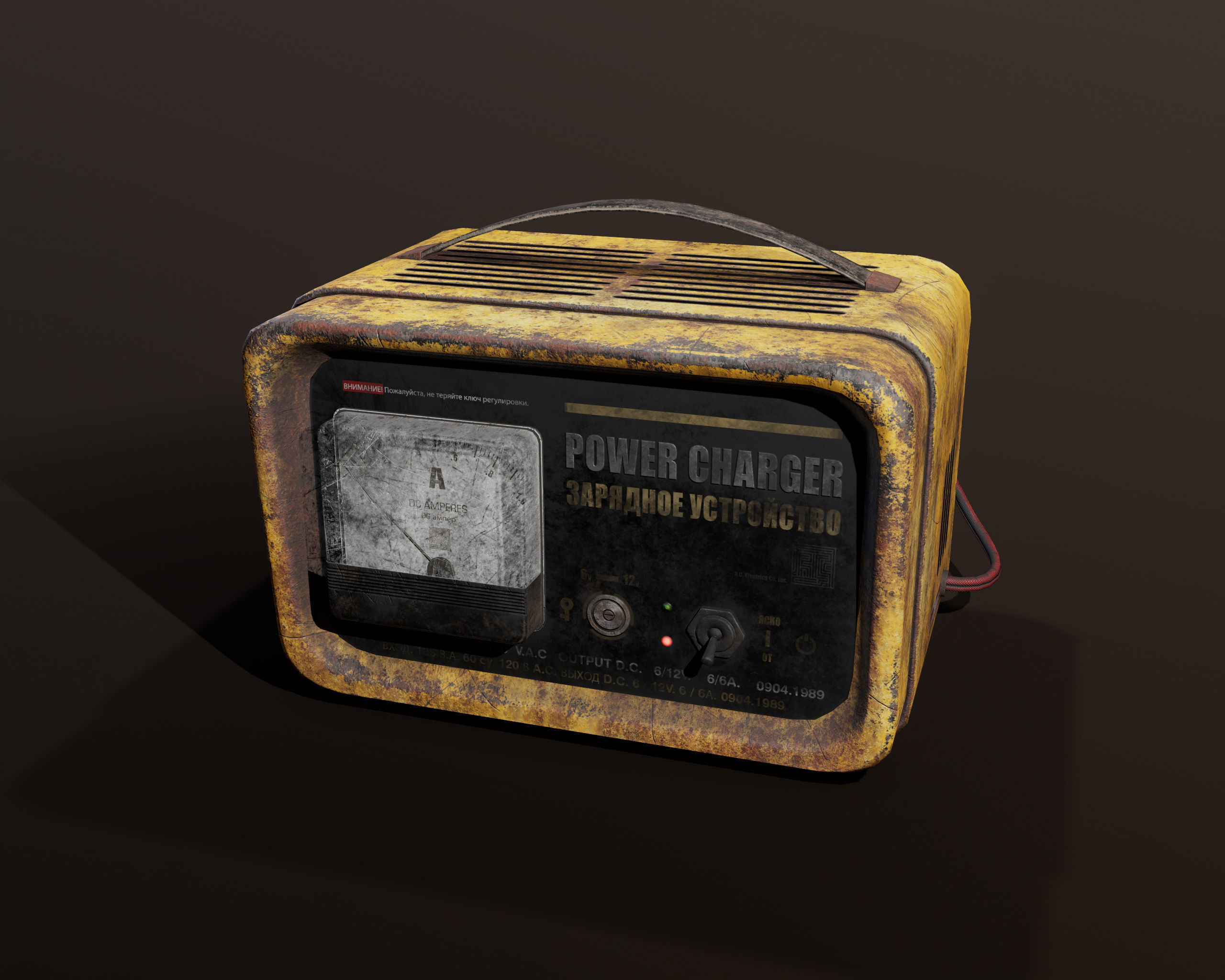 Power Charger - rc - PBR Low-poly 3D model_16