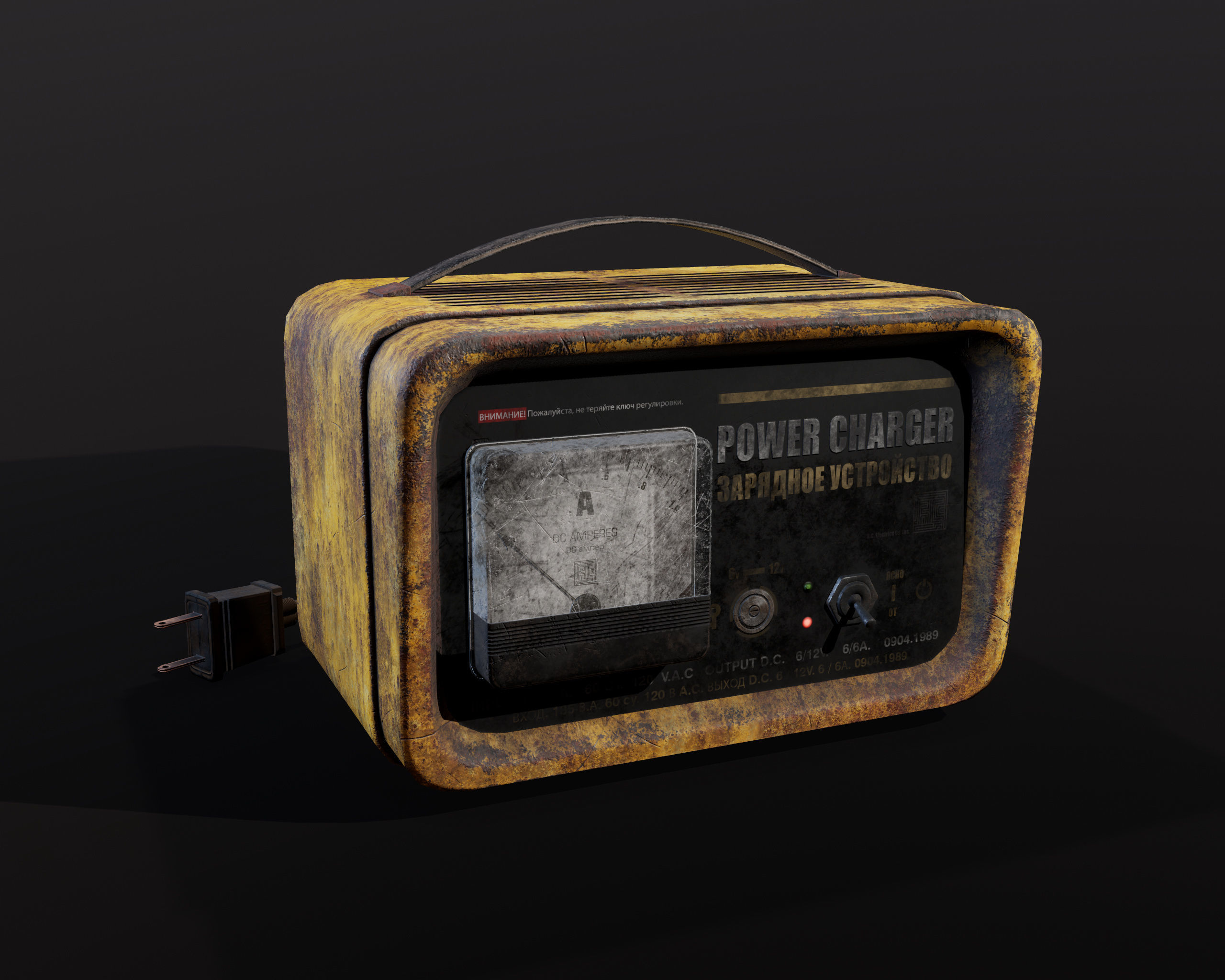 Power Charger - rc - PBR Low-poly 3D model_25