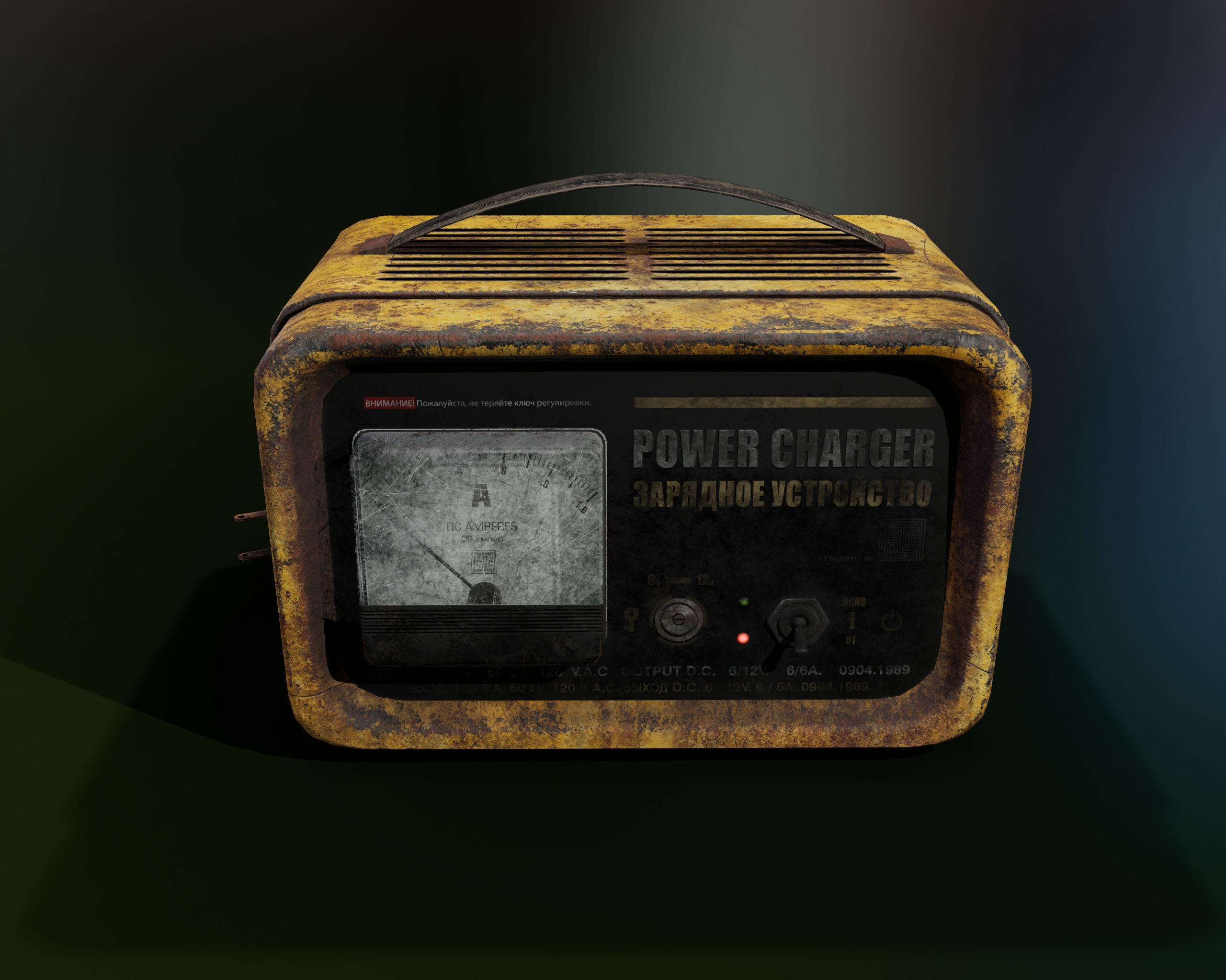 Power Charger - rc - PBR Low-poly 3D model_6