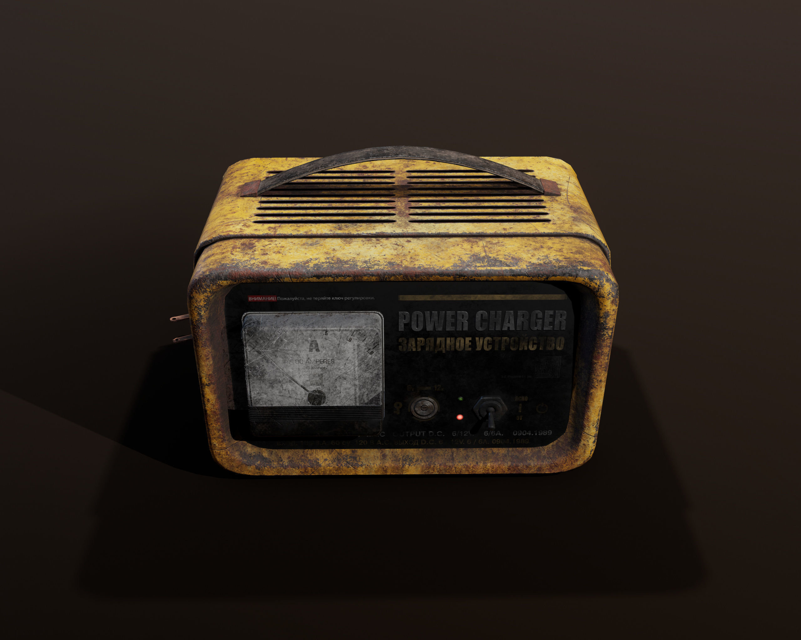 Power Charger - rc - PBR Low-poly 3D model_18