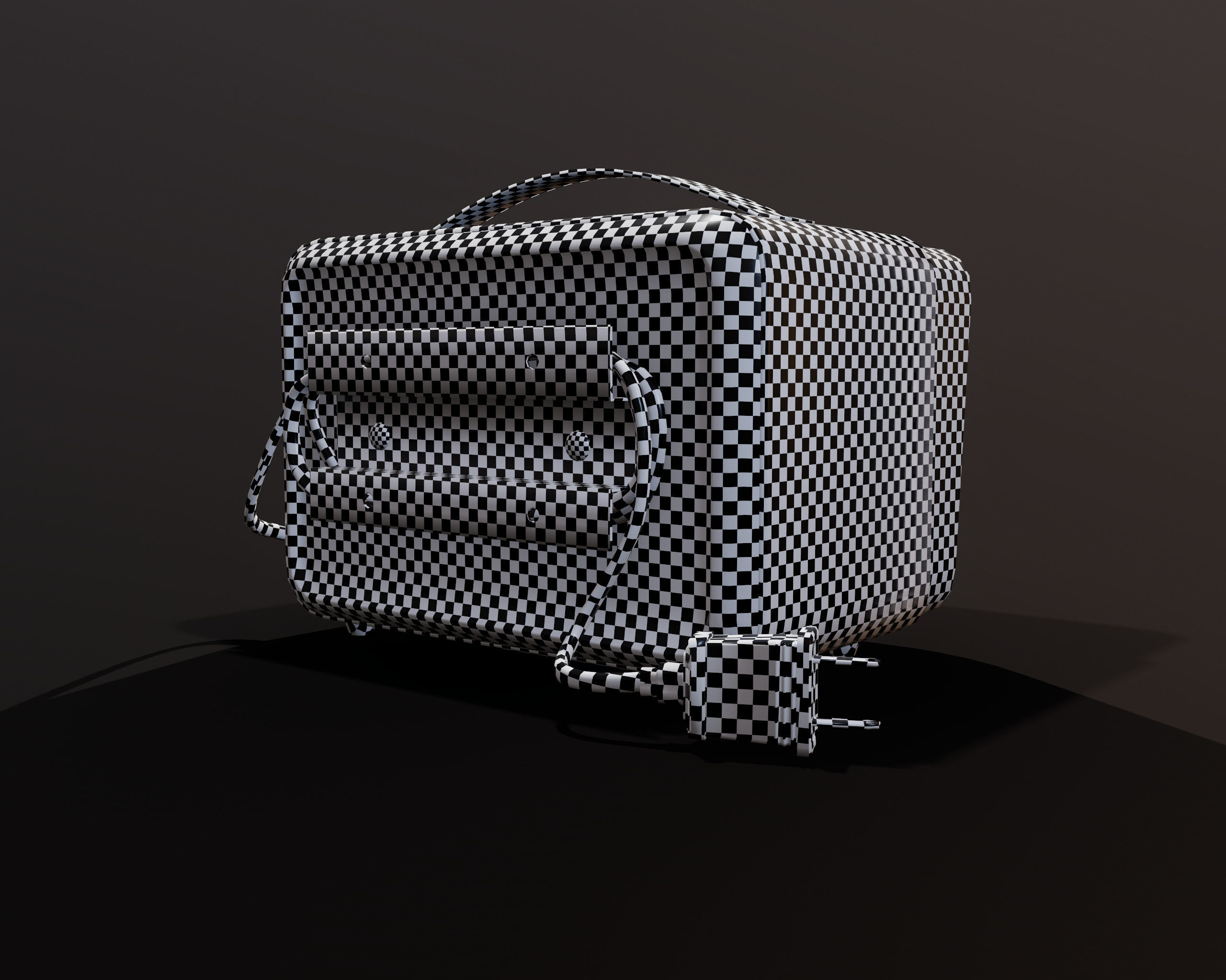 Power Charger - rc - PBR Low-poly 3D model_11