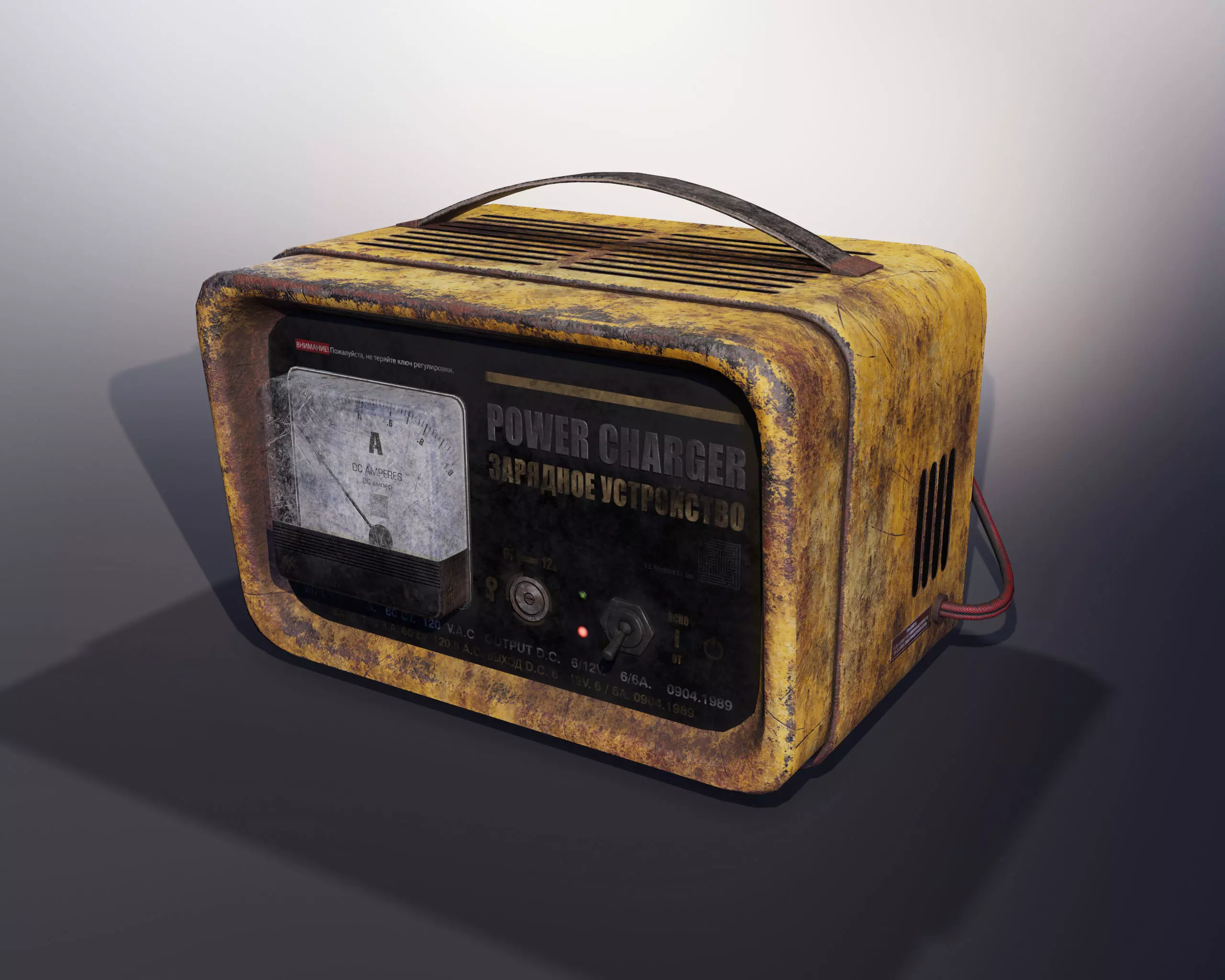 Power Charger - rc - PBR Low-poly 3D model_0