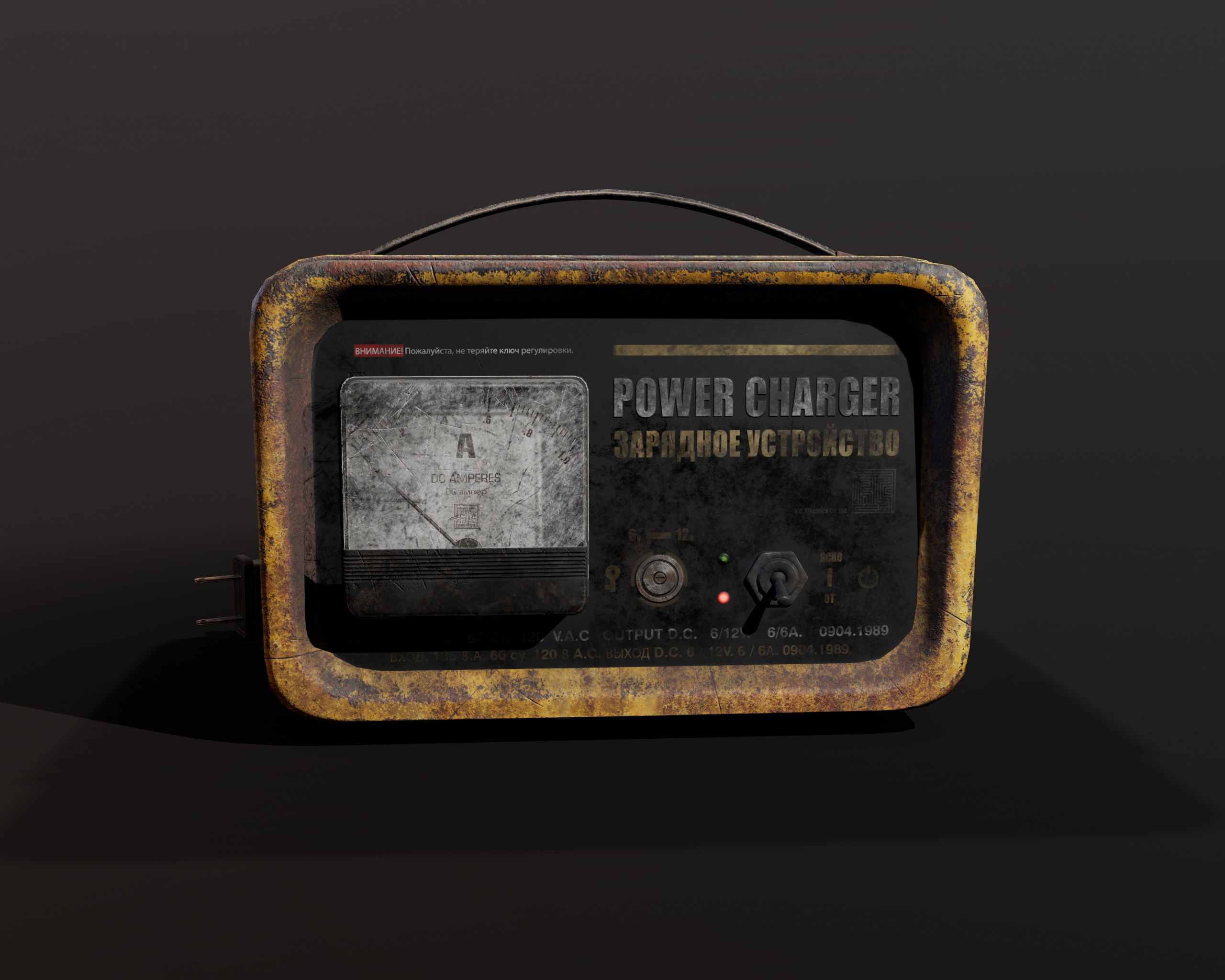 Power Charger - rc - PBR Low-poly 3D model_13