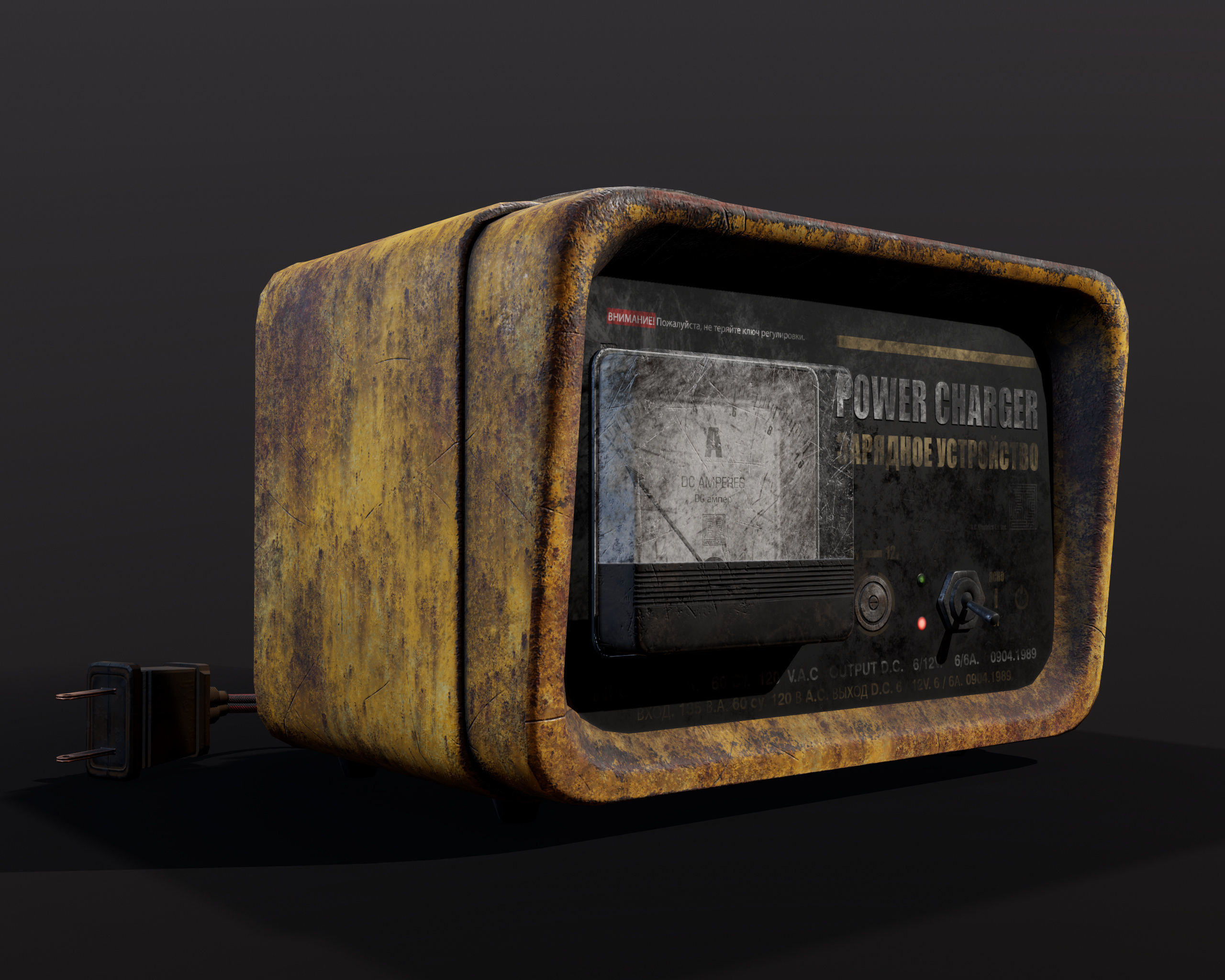 Power Charger - rc - PBR Low-poly 3D model_24