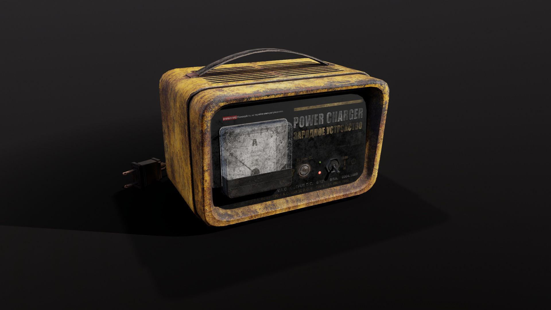 Power Charger - rc - PBR Low-poly 3D model_7